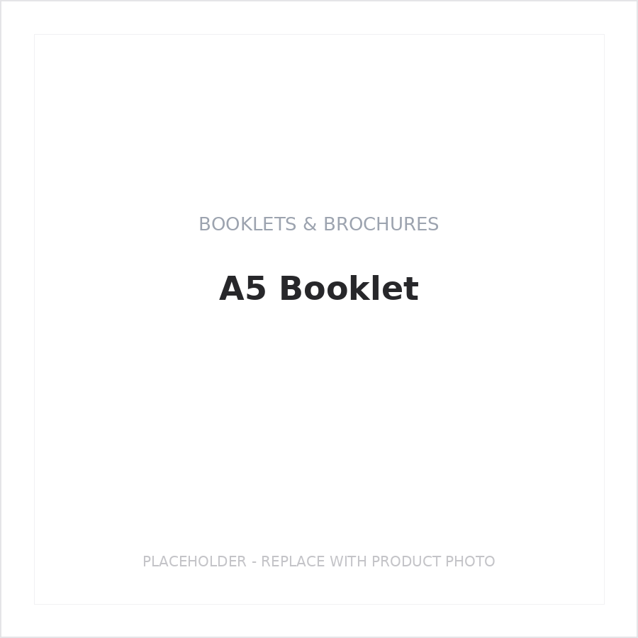 A5 Booklet