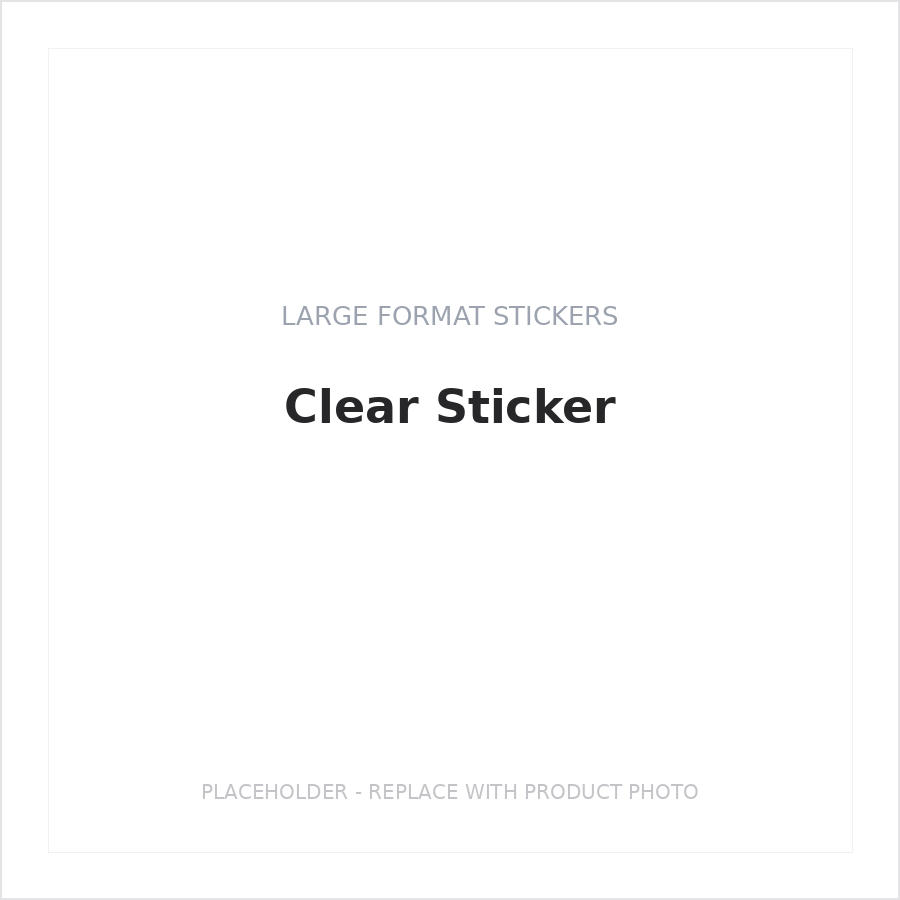 Clear Sticker