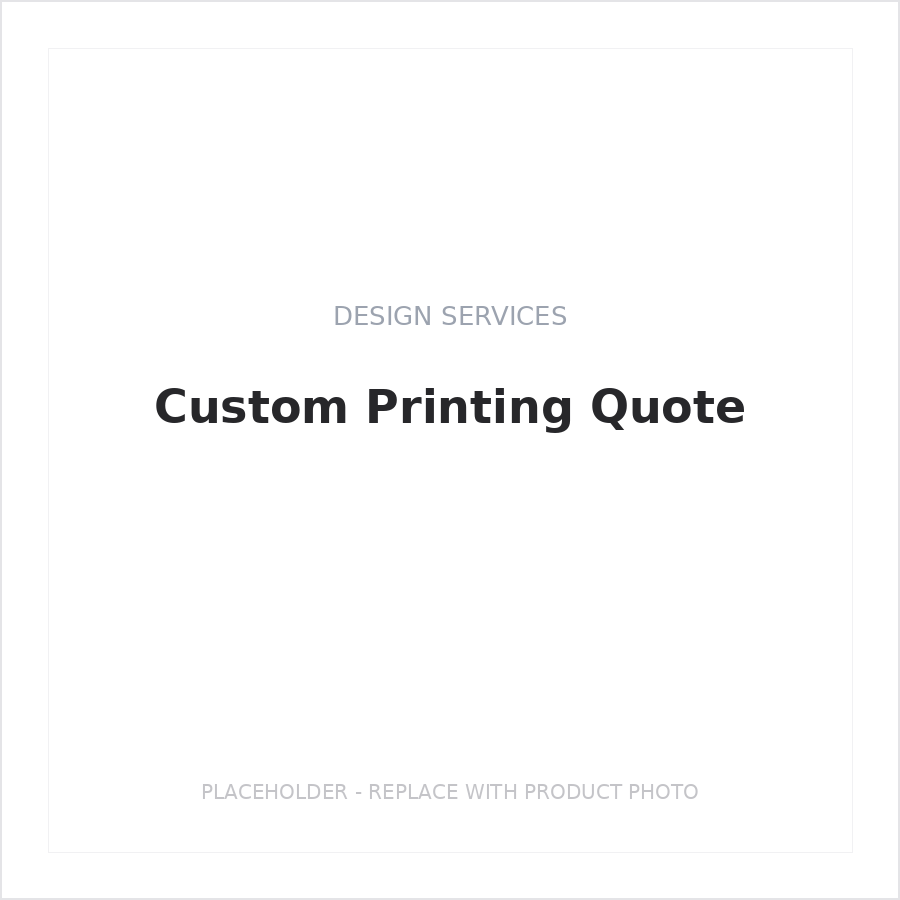 Custom Printing Quote