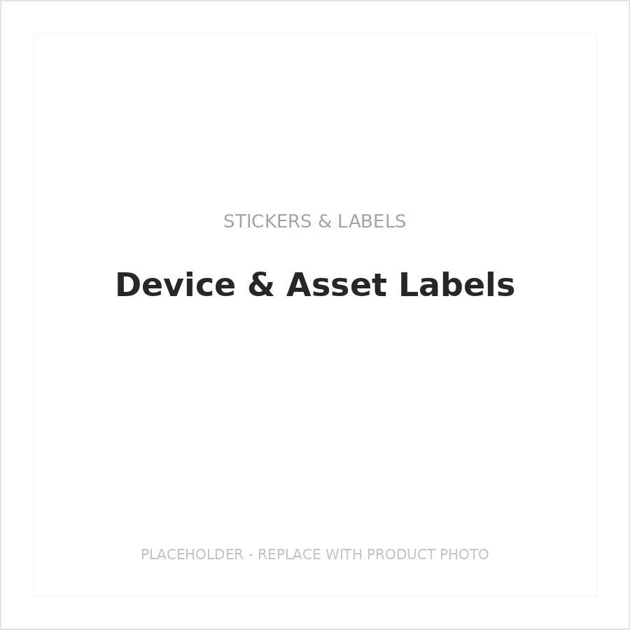 Device & Asset Labels