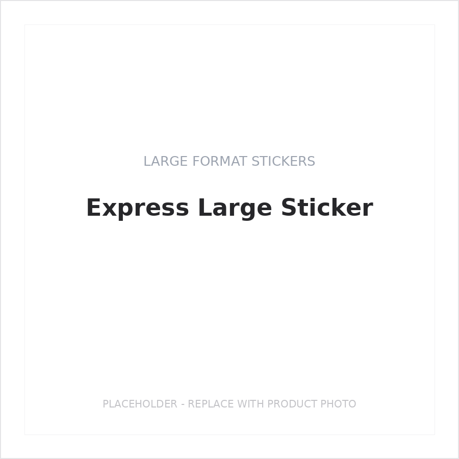 Express Large Sticker