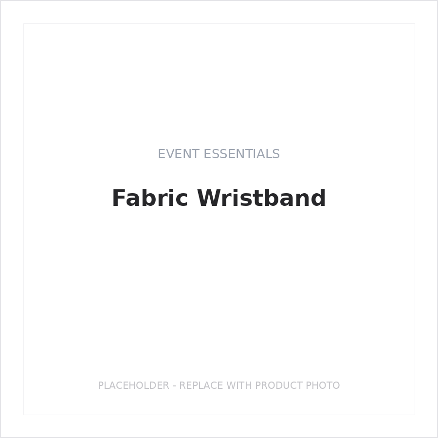 Fabric Wristband