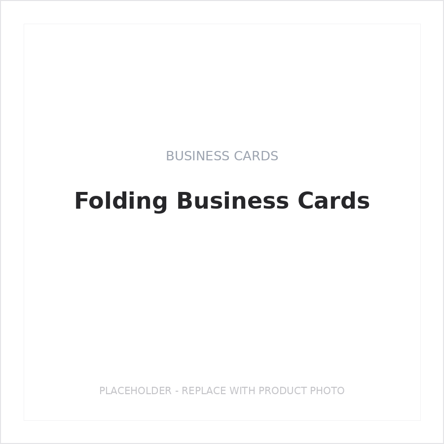 Folding Business Cards