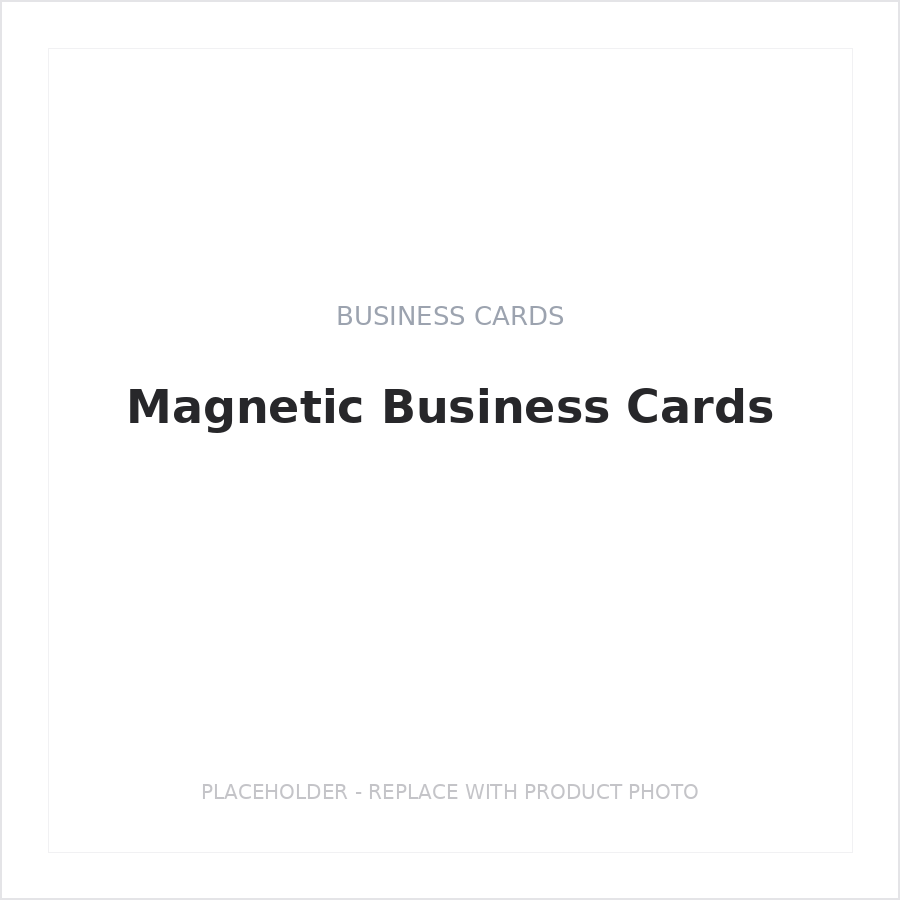 Magnetic Business Cards