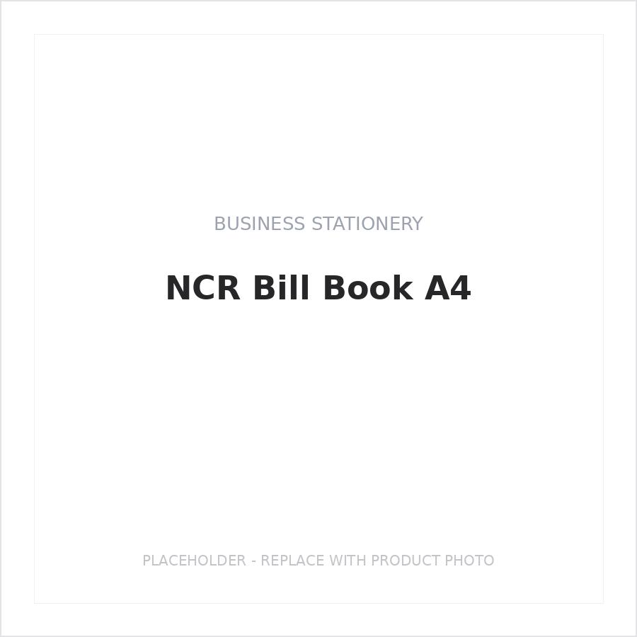 NCR Bill Book A4