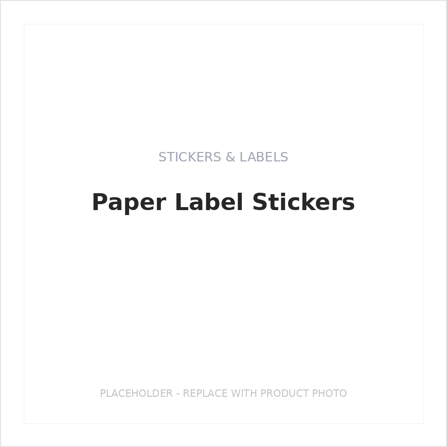 Paper Label Stickers