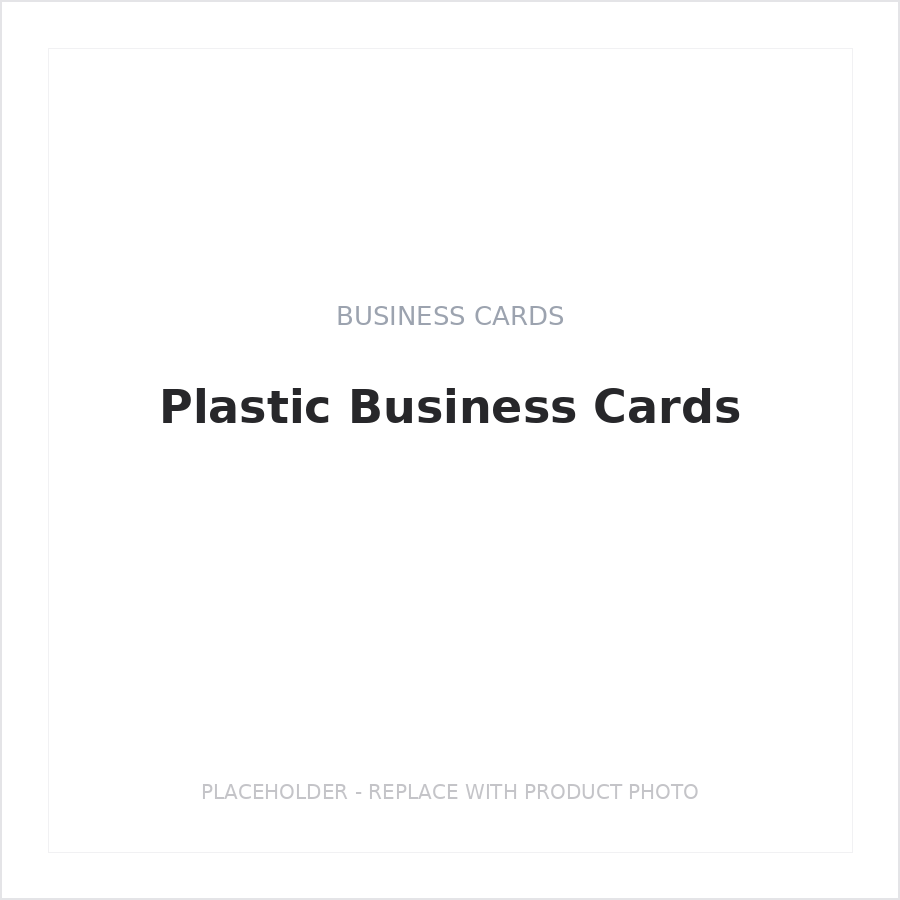 Plastic Business Cards