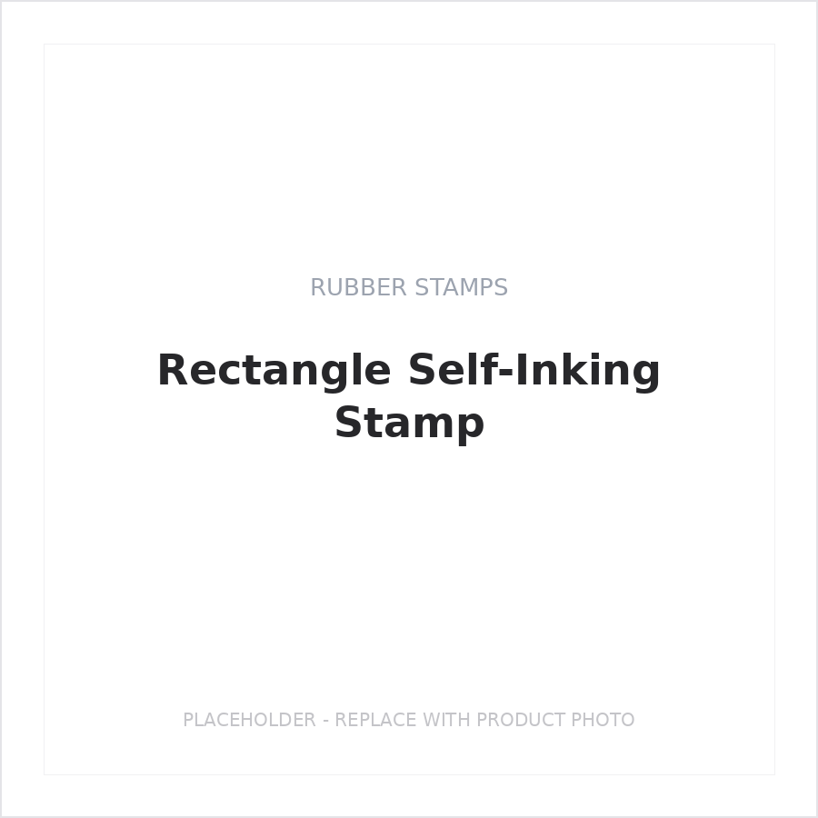 Rectangle Self-Inking Stamp
