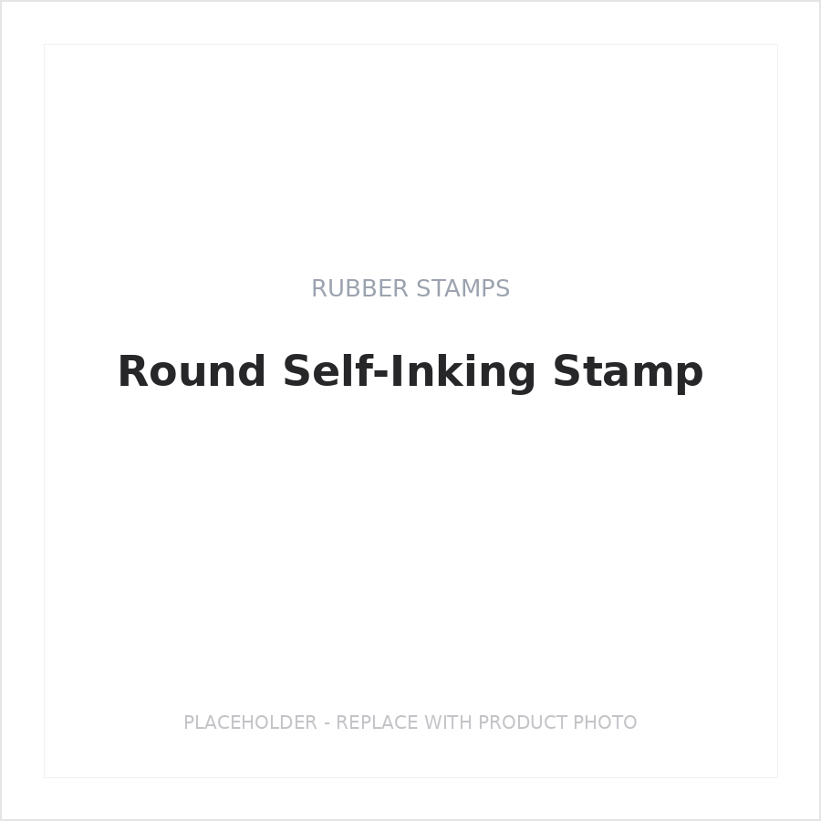 Round Self-Inking Stamp