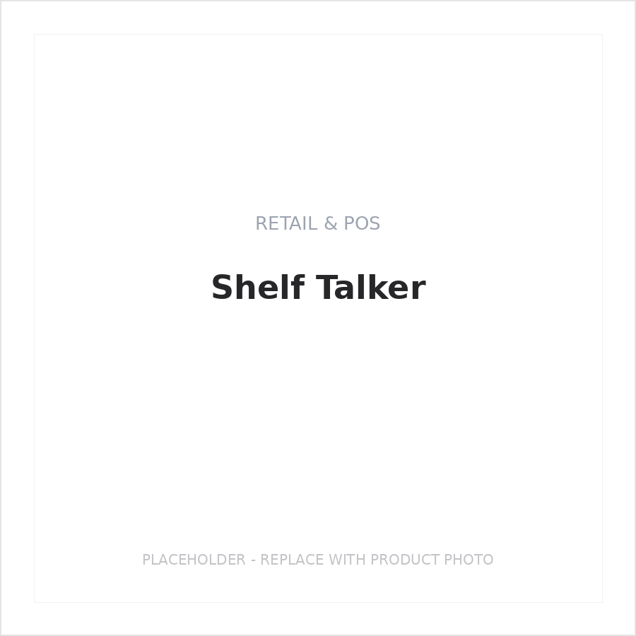 Shelf Talker