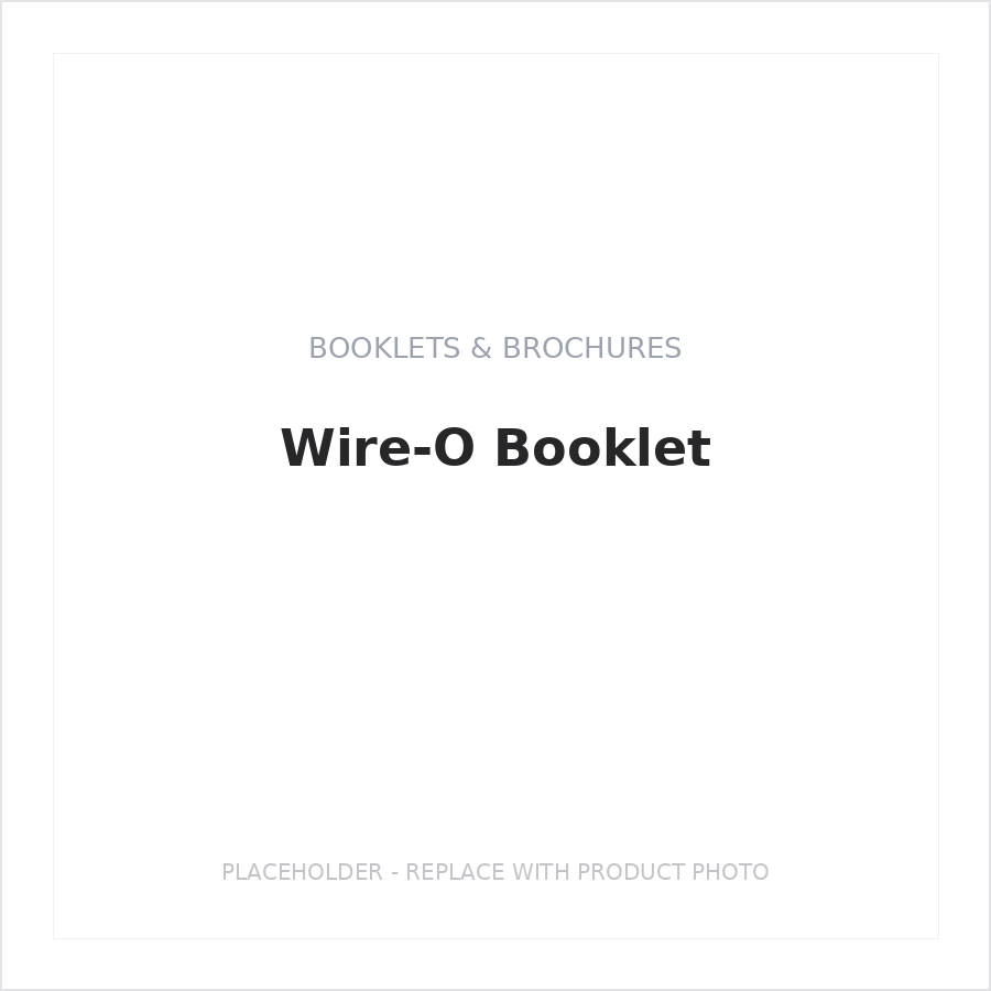 Wire-O Booklet